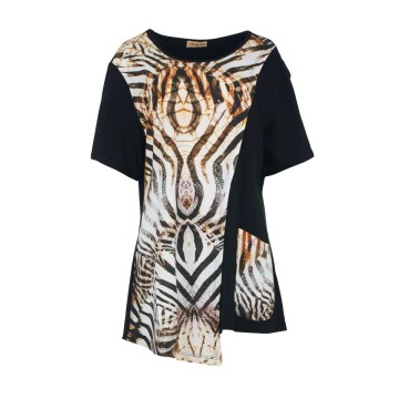 Safari Mosaic Plus Size Tunic