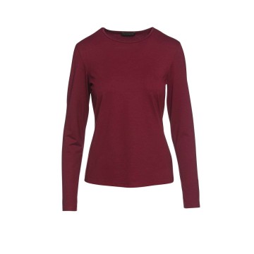 Burgundy Jersey Top