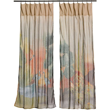 Zeff Lola Sheer Curtain Pair Multico 140 X 280