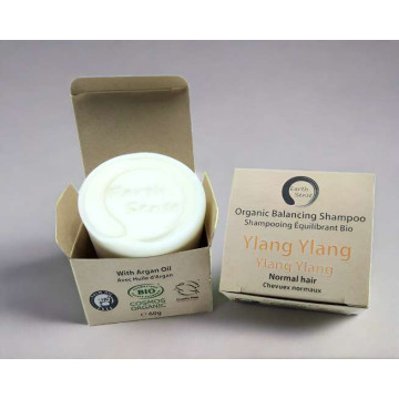 Organic Certified Balancing Solid Shampoo - Ylang Ylang - Normal & all Hair Types 60g
