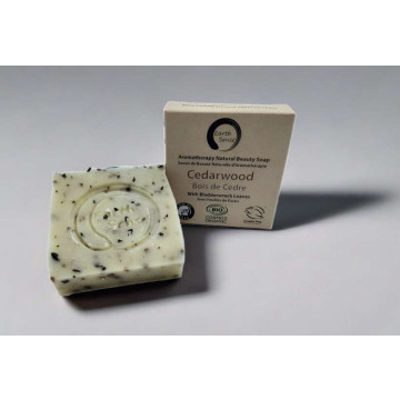 Organic Certified Solid Soap - Cedarwood with Bladderwrack 90g