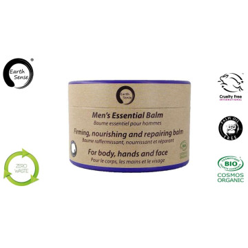 Organic Men's Essential Balm with Sandalwood 100ml - For Face, beard, hands & whole body