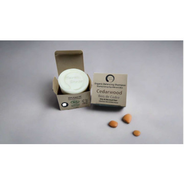 Organic Certified Balancing Solid Shampoo - Cedarwood - Oily & All Hair Types 60g