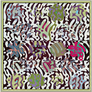 MINI AFRICANA SILK SCARF