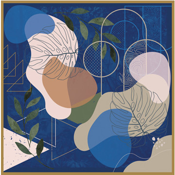 GEOMETRICA SILK SCARF