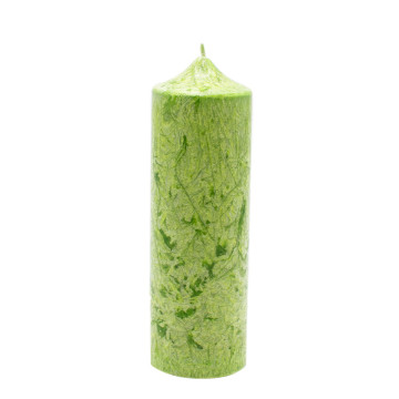 Vela vegetal pilar Verde.
