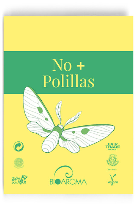 Saquito perfumado anti polillas. Evita polillas en cajones y armarios. 12,5 gr.