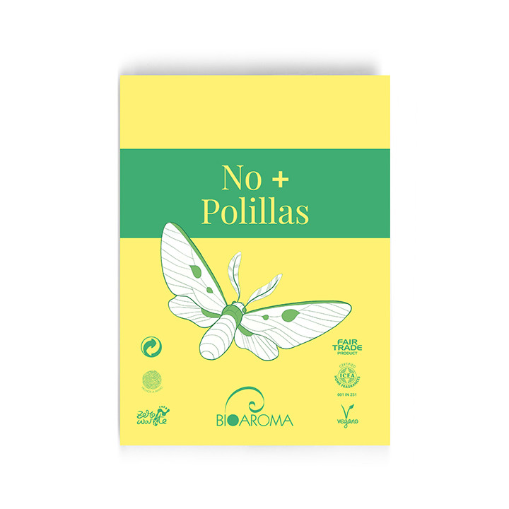 Saquito perfumado anti polillas. Evita polillas en cajones y armarios. 12,5 gr.