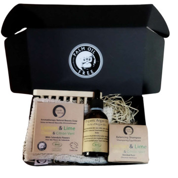 Gift Set Clean and soft TRIO - Solid Shampoo Solid Soap plus 1 x 50ml Organic Argan Oil - MADE TO ORDER