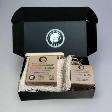 Gift Set DUO - Organic Solid Shampoo & Organic Solid Soap plus accessories - MADE TO ORDER