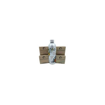Hair Care - Duo Pack - Organic Solid Shampoo & Organic Concentrated Hair Rinse - MADE TO ORDER