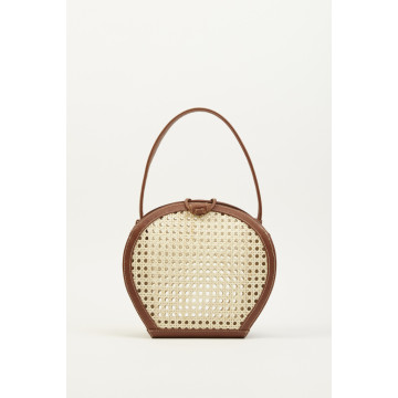 BROWN CHAÎSE BALLON HANDBAG