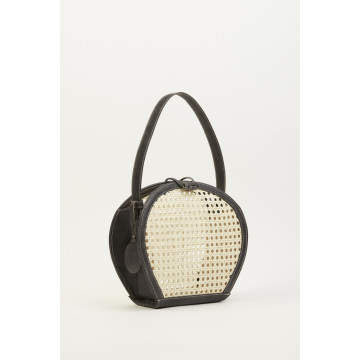 BLACK CHAÎSE BALLON HANDBAG