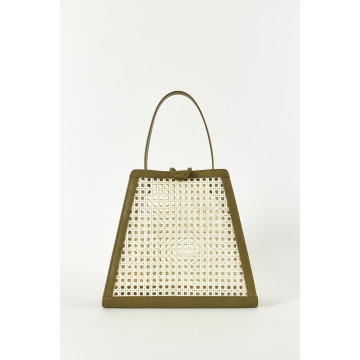 KHAKI CHAÎSE TOUR HANDBAG