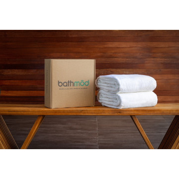 Two Pack GOTS-Certified Luxury Organic Bath Sheets
