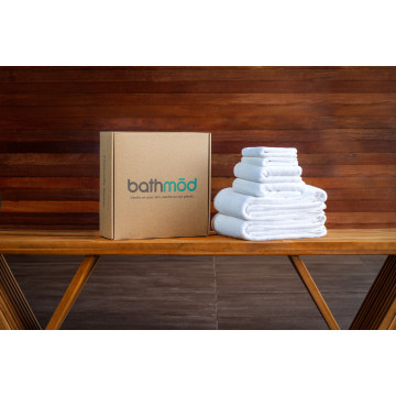 Six Piece GOTS-Certified Luxury Organic Bath Towel Set