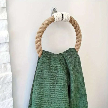 Bohemian Chic Wall-Mounted Towel Ring
